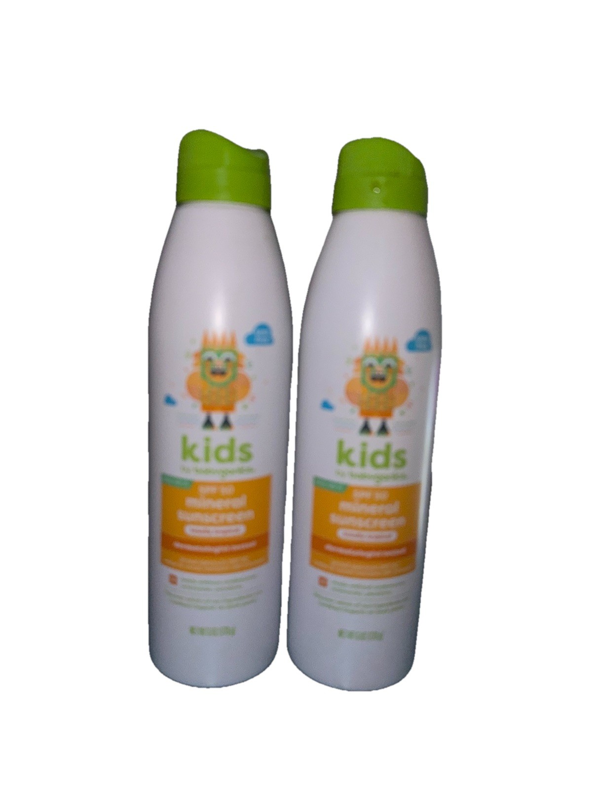 Lot Of 2- Kids by Babyganics SPF 50 Mineral Sunscreen Spray 6oz each Exp 02/2026
