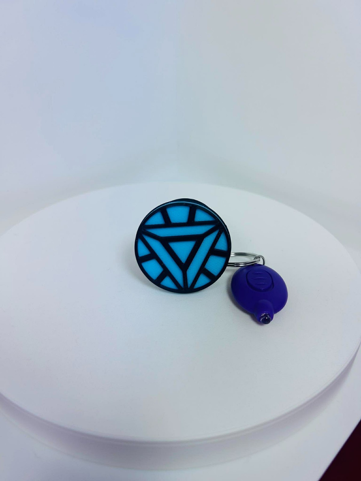 3D Iron Man Custom Arc Reactor Glow Chest Piece Pop Phone Cover Accessory Marvel
