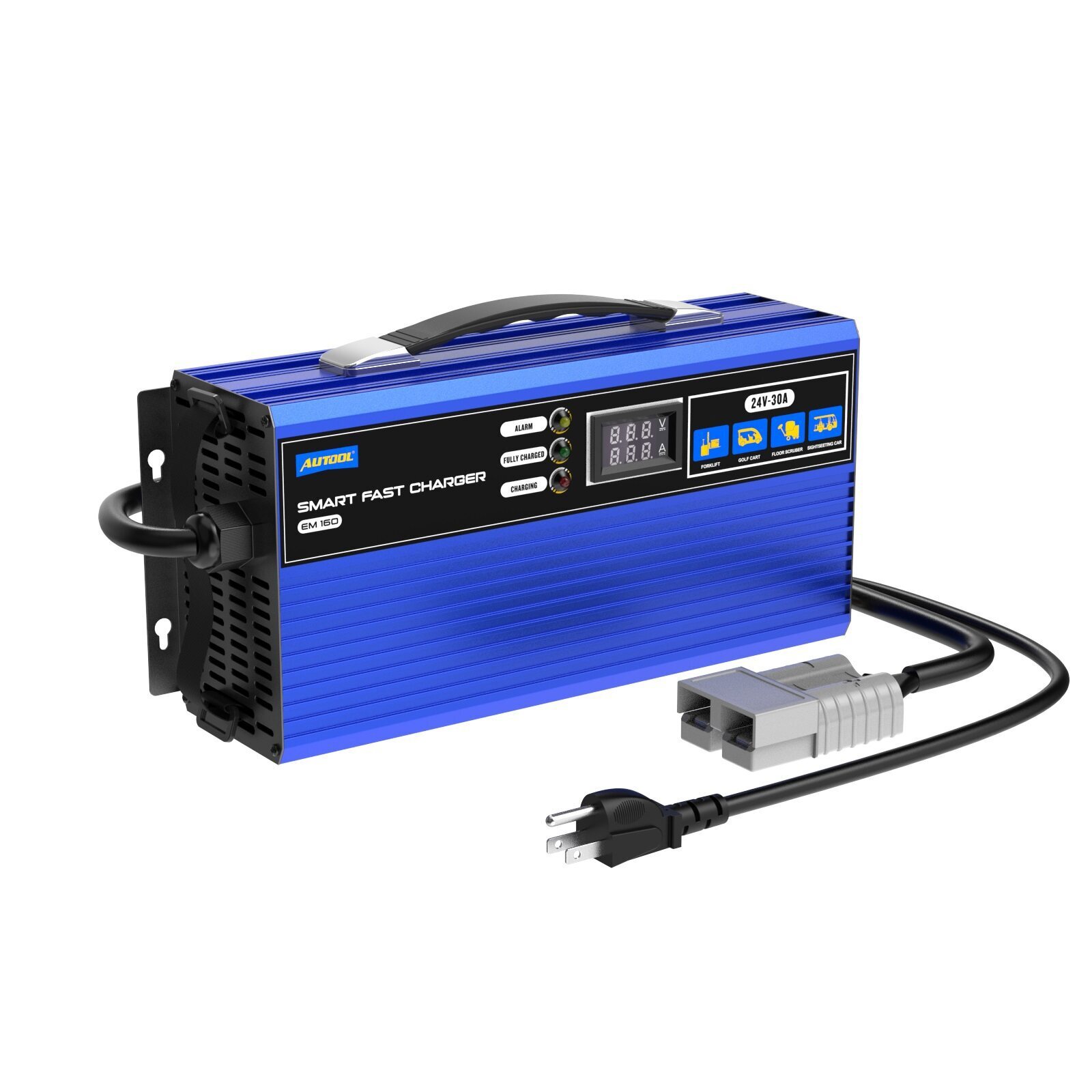 24V Golf Cart Battery Charger Fully-Automatic Smart Charger Forklift Golf Cart