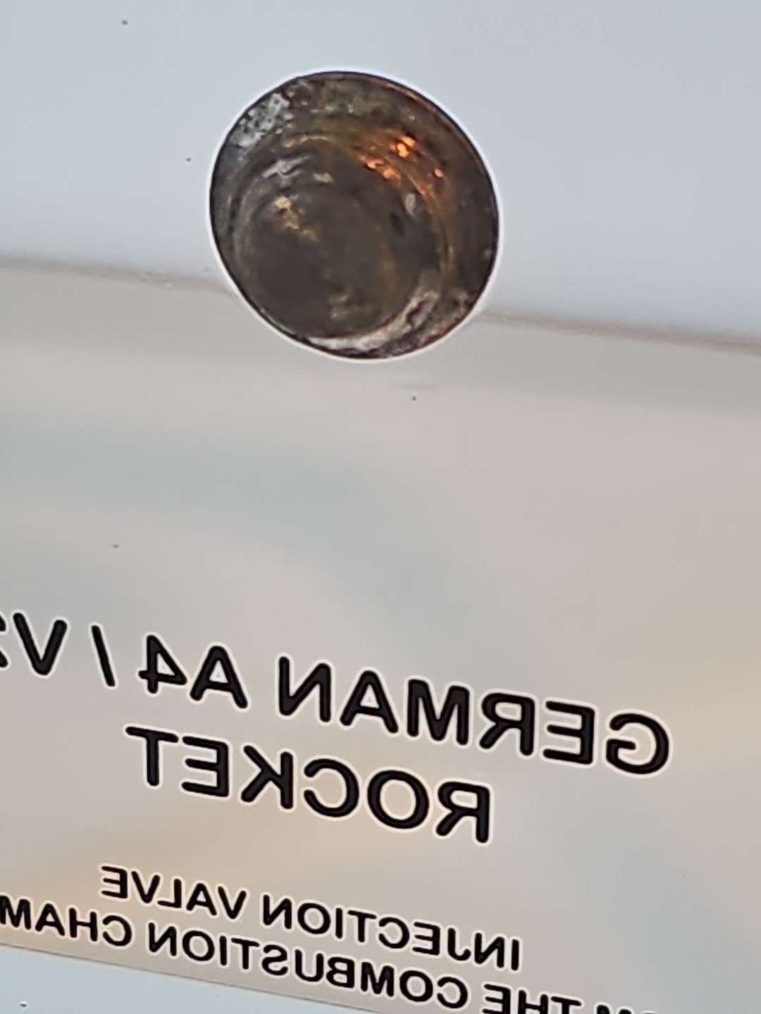 German A4/V2 Rocket Injection Valve From Combustion Chamber Fragment Certificate