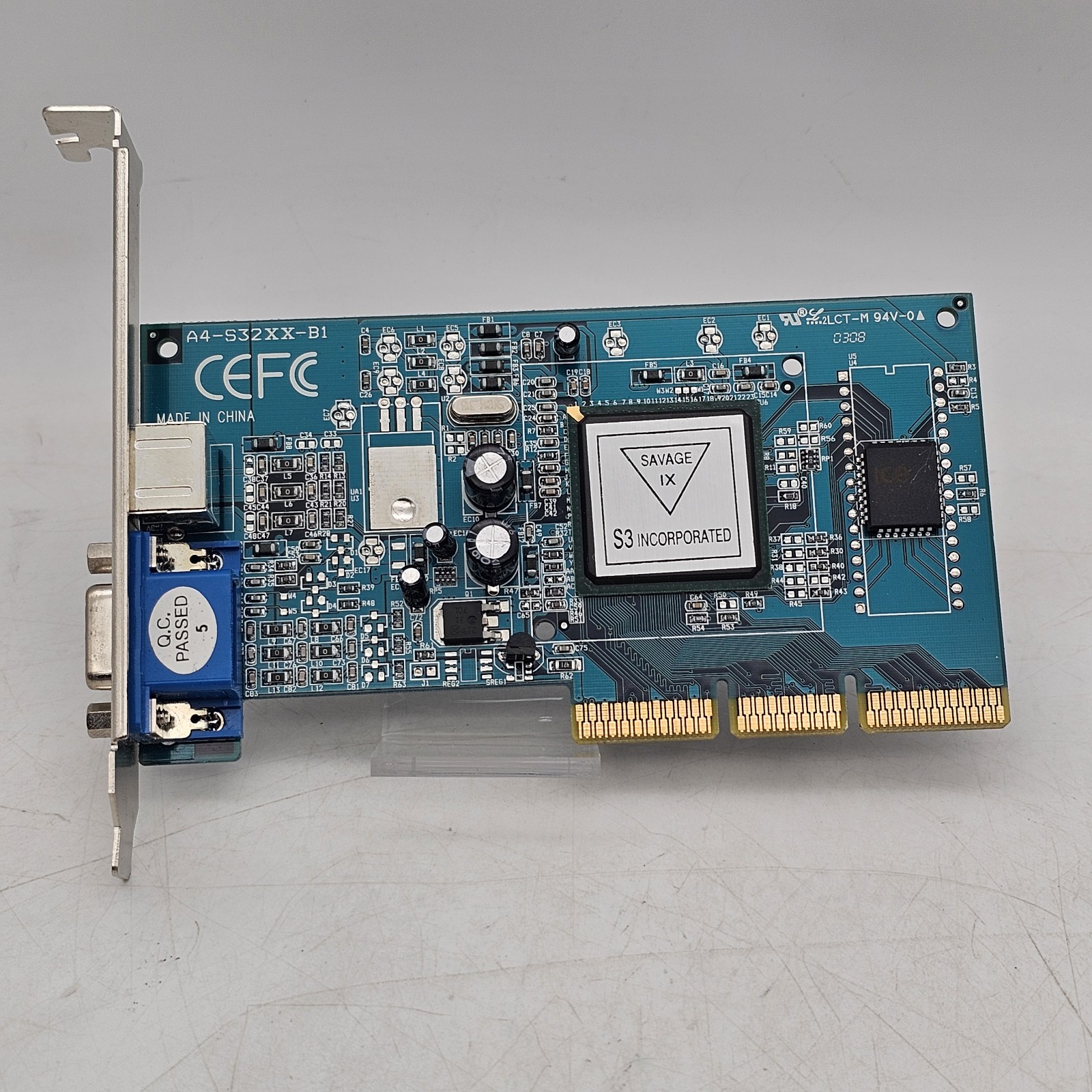 VINTAGE S3 - 2D/3D Savage IX 8mb AGP 2X VGA VIDEO CARD Asvgb1-8m