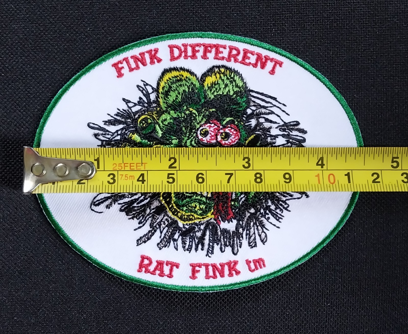 FINK DIFFERENT ~ Licensed RAT FINK Ed "Big Daddy" Roth ~ Iron On PATCH