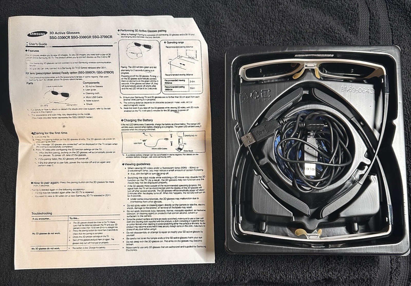 Samsung SSG-3300GR 3D Glasses