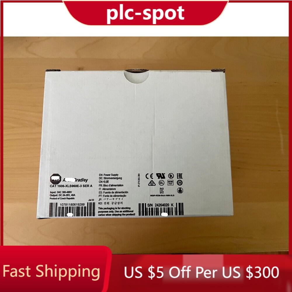 Allen-Bradley 1606-XLS960E-3 Power Supply 480V AC 3PH 24V DC 40amp US Free Tax