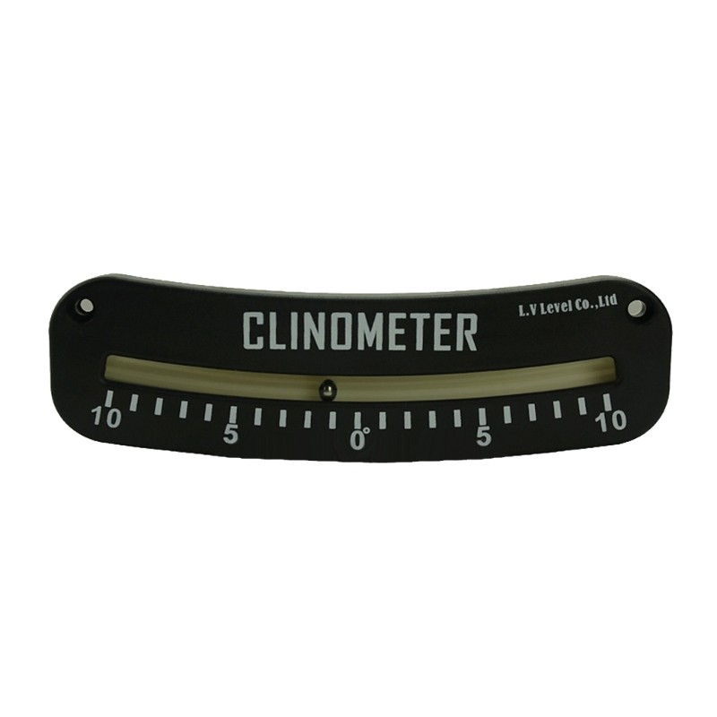 Slope Angle Meter Protractor Tilt Level Meter Gauge 10-0-10 Clinometer