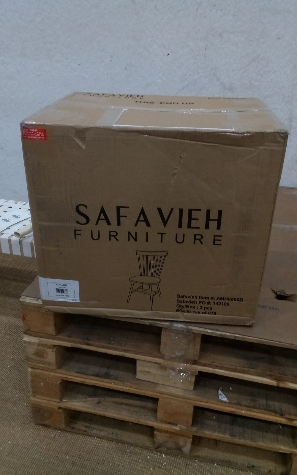 Safavieh PARKER SPINDEL SIDE CHAIR, Reduced Price 2172725851 AMH8500B