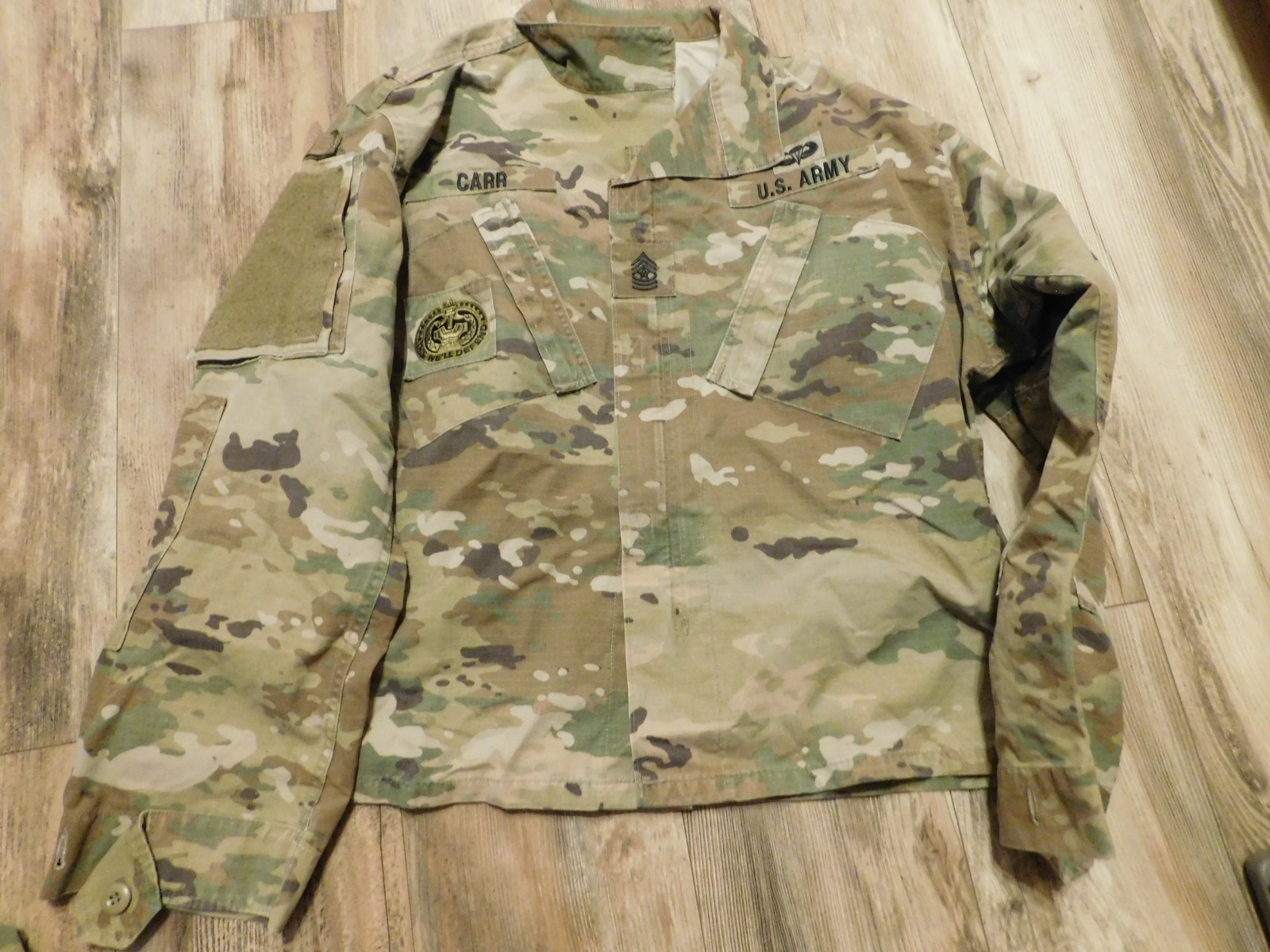 US ARMY OCP COAT SIZE LARGE - SHORT