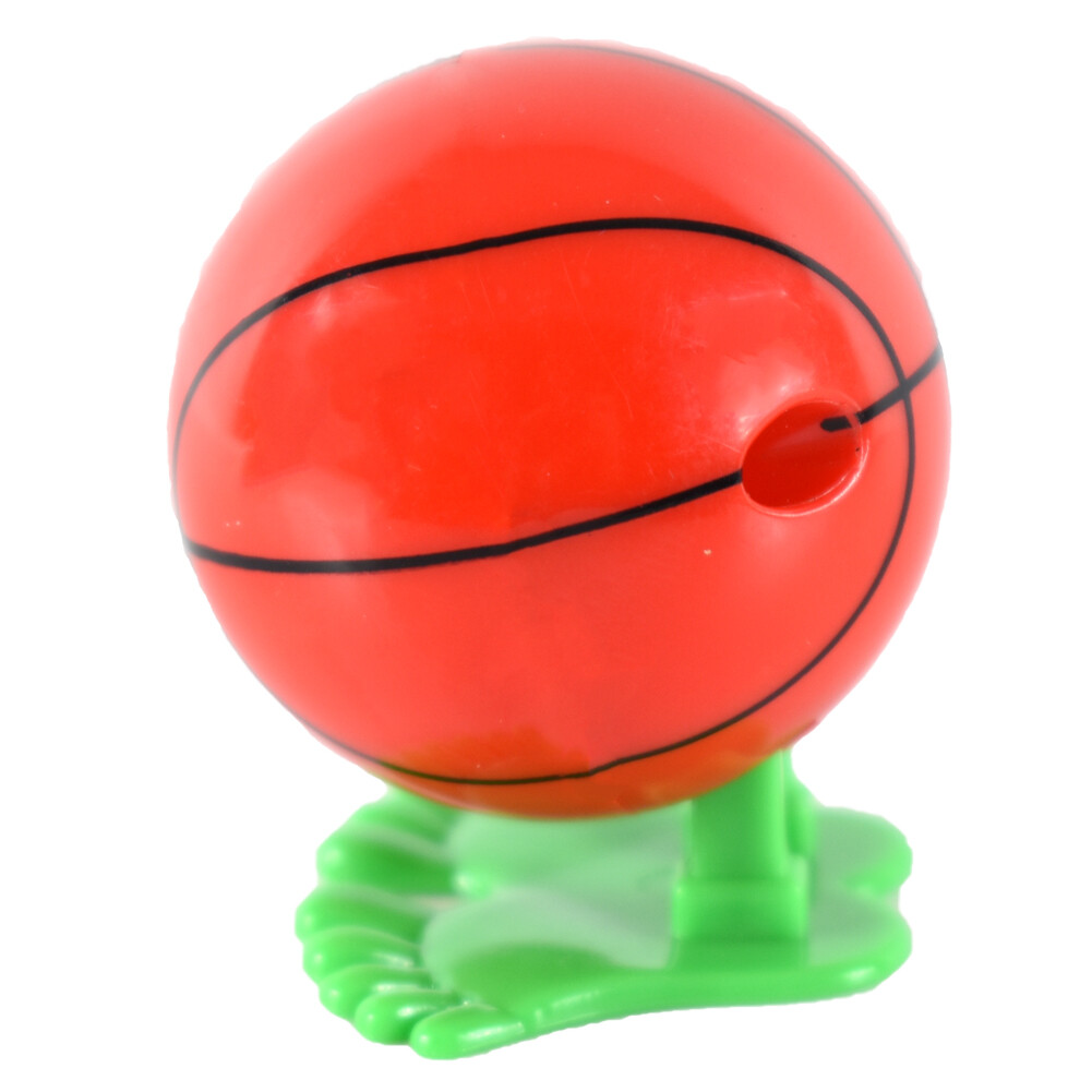 2 Pack Wind Up Orange Basketball Rolling Walking Party Favor