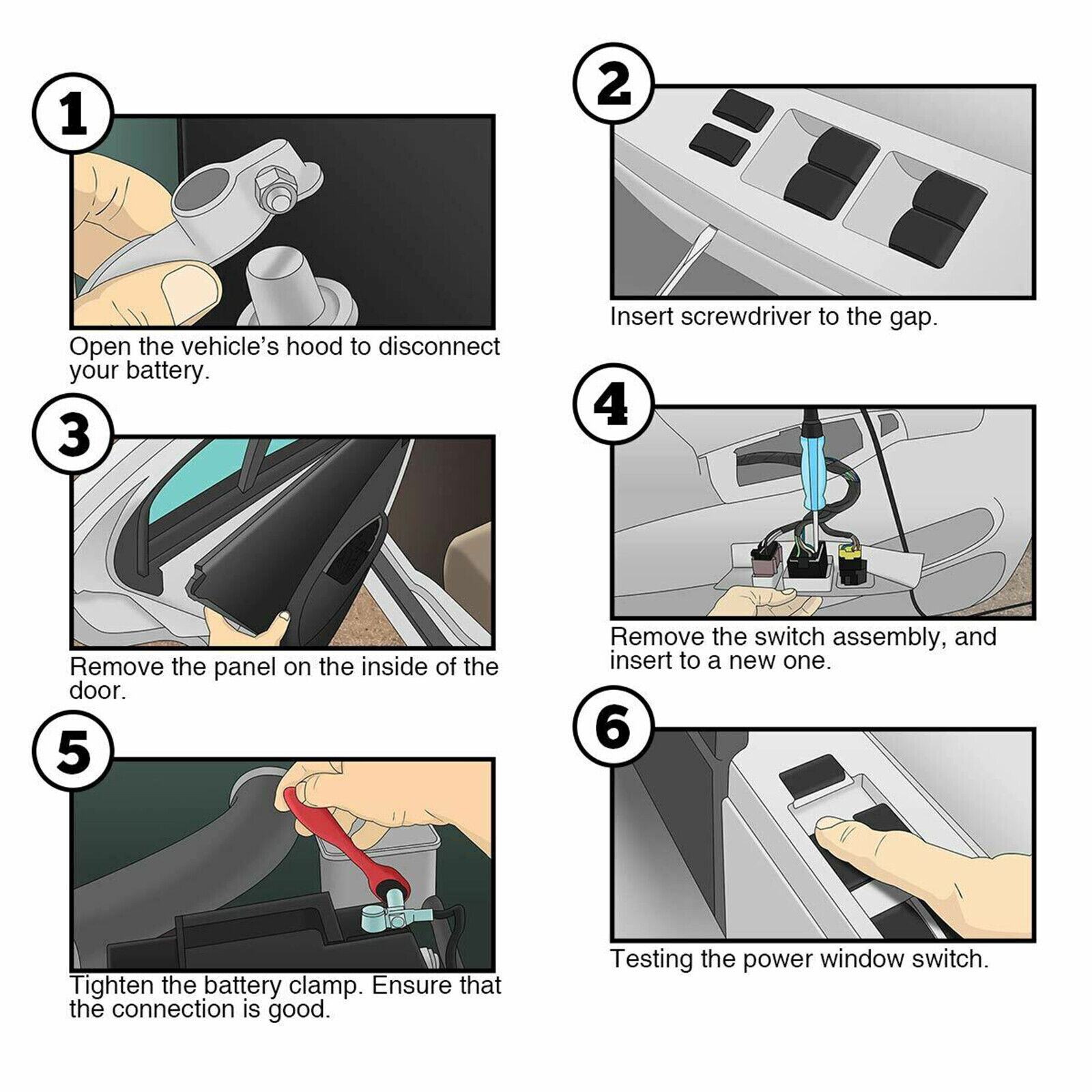 Master Power Window Switch Driver Side For Jeep Liberty 2008-2012 Nitro Journey