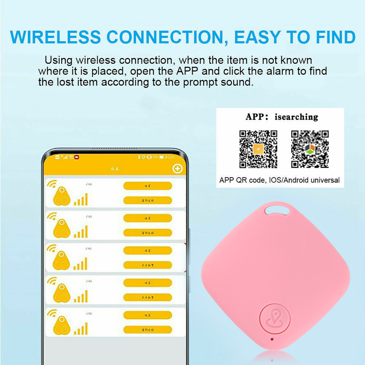 (4 Pack) Tile GPS Tracker Wireless Bluetooth Anti-Lost Wallet Key Pet Finder NEW