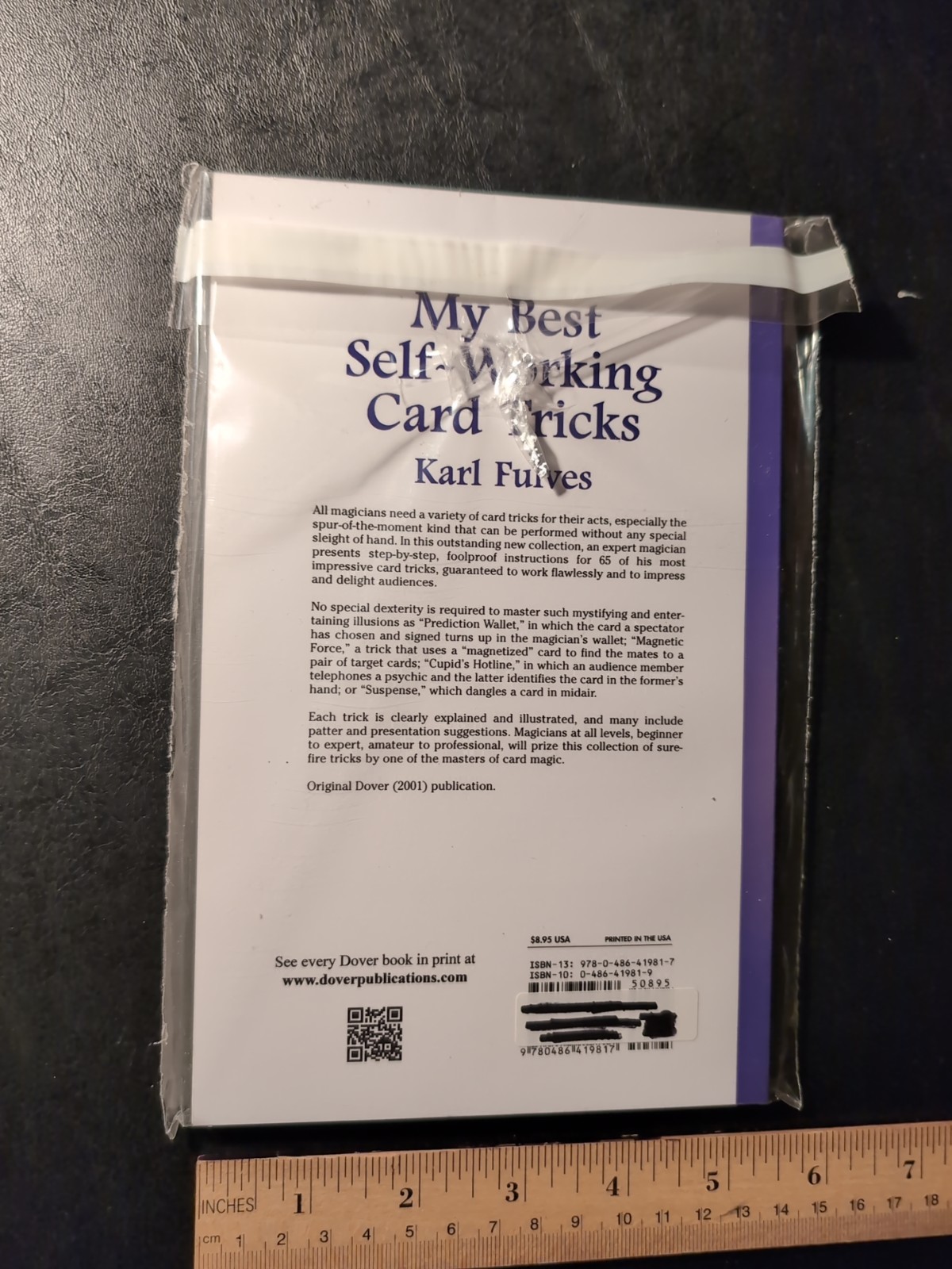 Karl Fulves My Best Self Working Card Tricks Magic Book