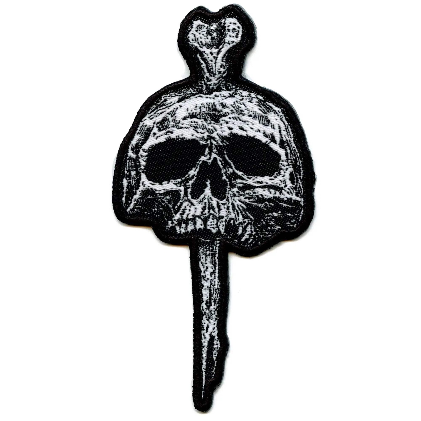 Death Skull Artist Patch Dark Art Metal Embroidered Iron On