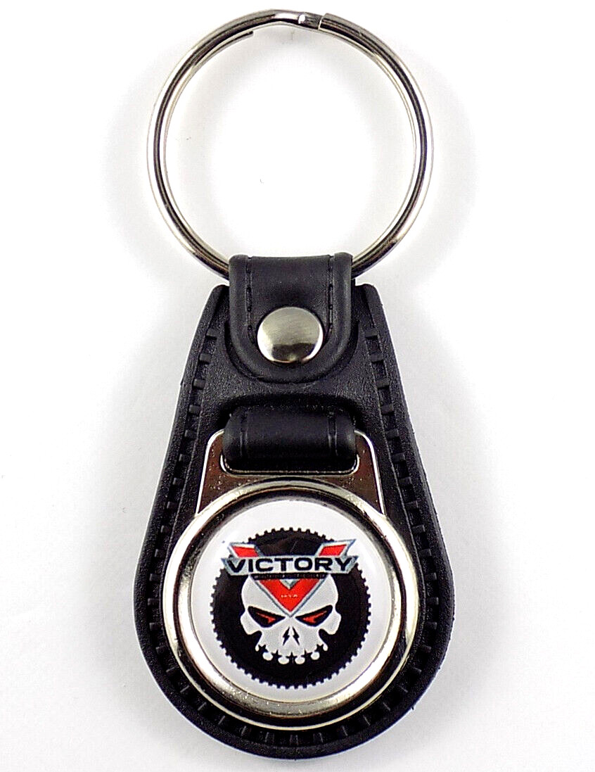 VICTORY SKULL KEY FOB RING CHAIN MOTORCYCLE HAMMER GUNNER VEGAS CROSS COUNTRY V2