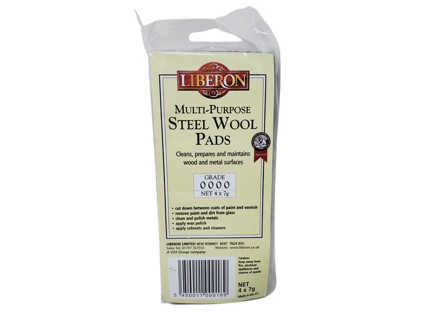 Liberon - Steel Wool Pads: Multipurpose Grade 0000
