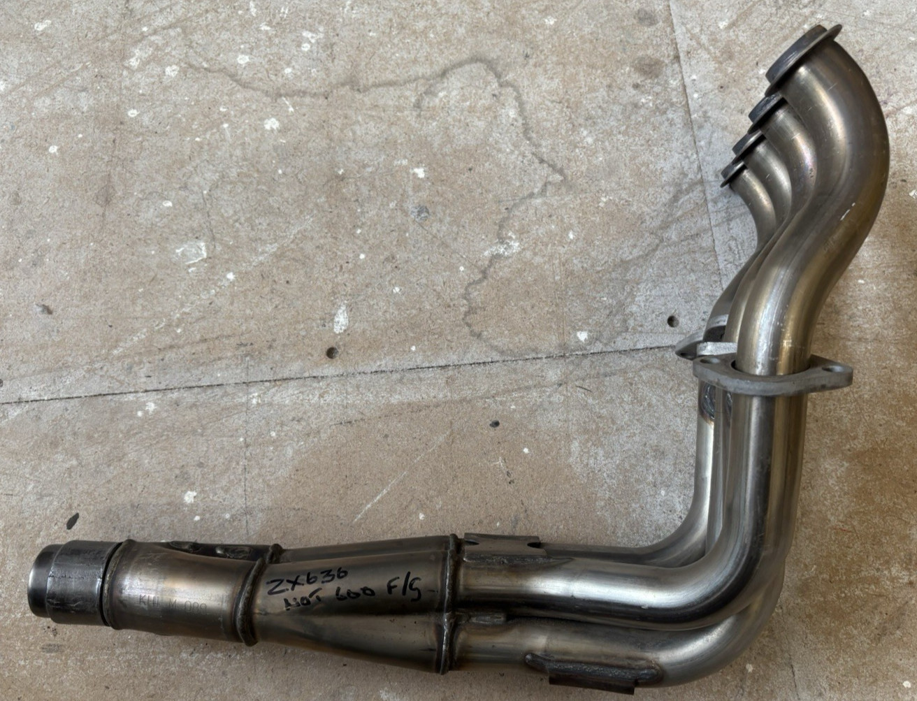 NOS Kawasaki ZX636B KHI M089 Exhaust Manifold Downpipes 39178-0011