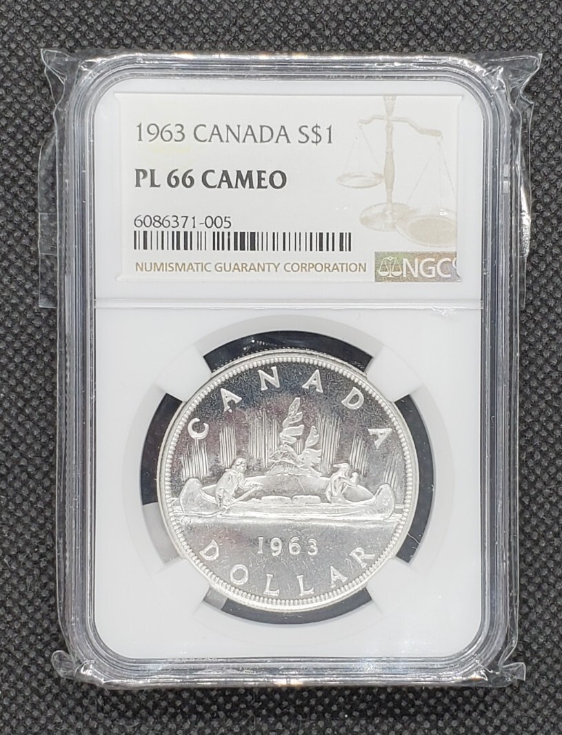 1963 Canada $1 | NGC PL66 CAMEO