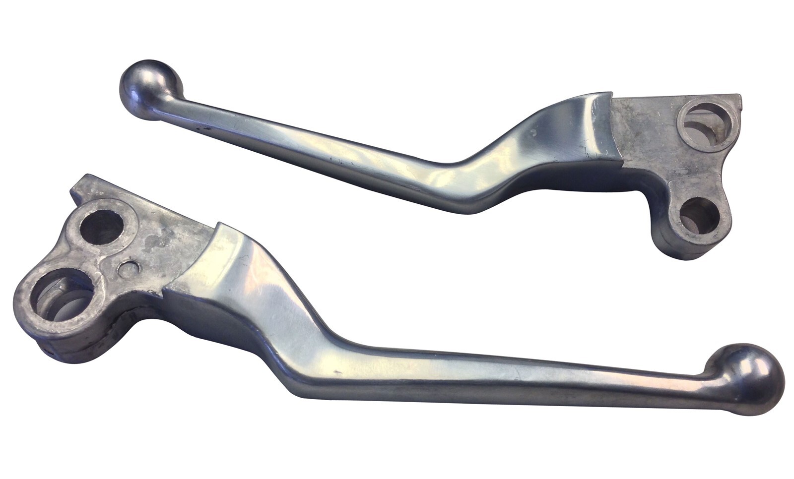 NEW! Chrome! Brake & Clutch "Power Lever" Set Harley Twins 82-91 45016 45017