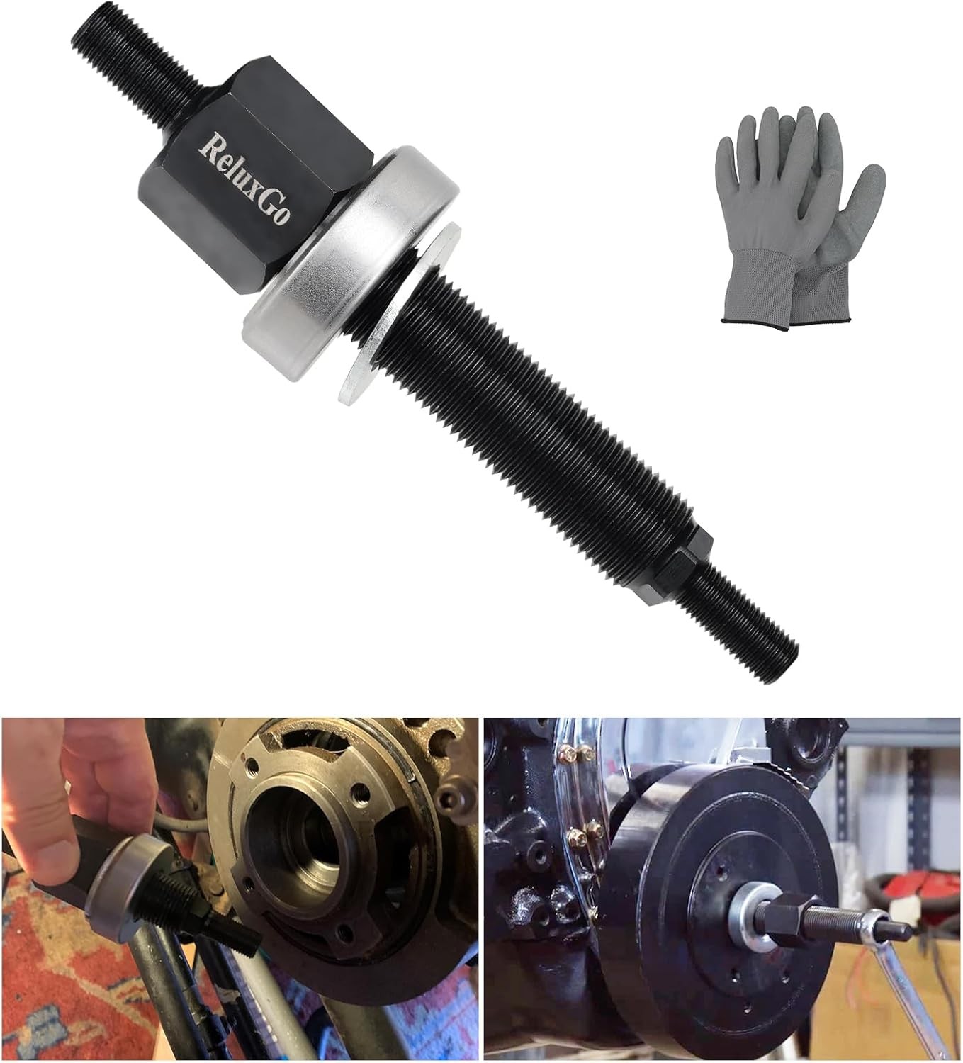 Harmonic Balancer Installer Bolt for 66515, Damper Vibration Install Tool Compat