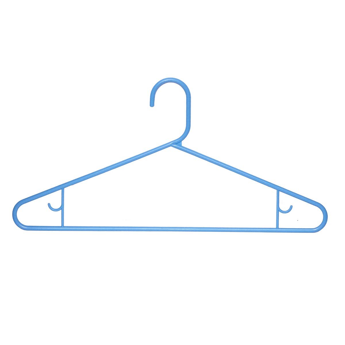 Clorox Blue Plastic Clothes Hangers – | Ideal for Everyday Standard Use | Two