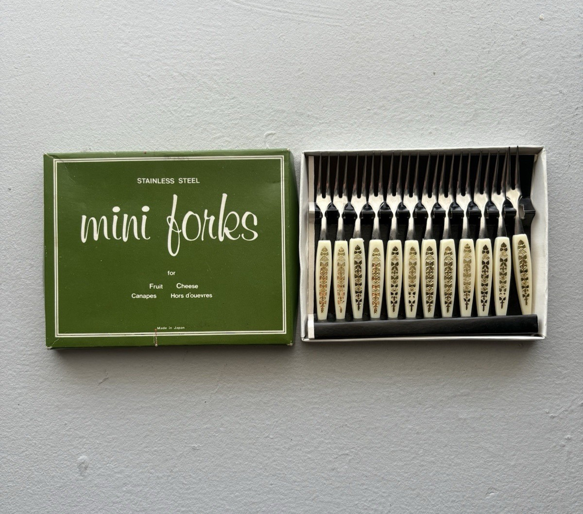 Vintage | Stainless Steel 4in Mini Forks