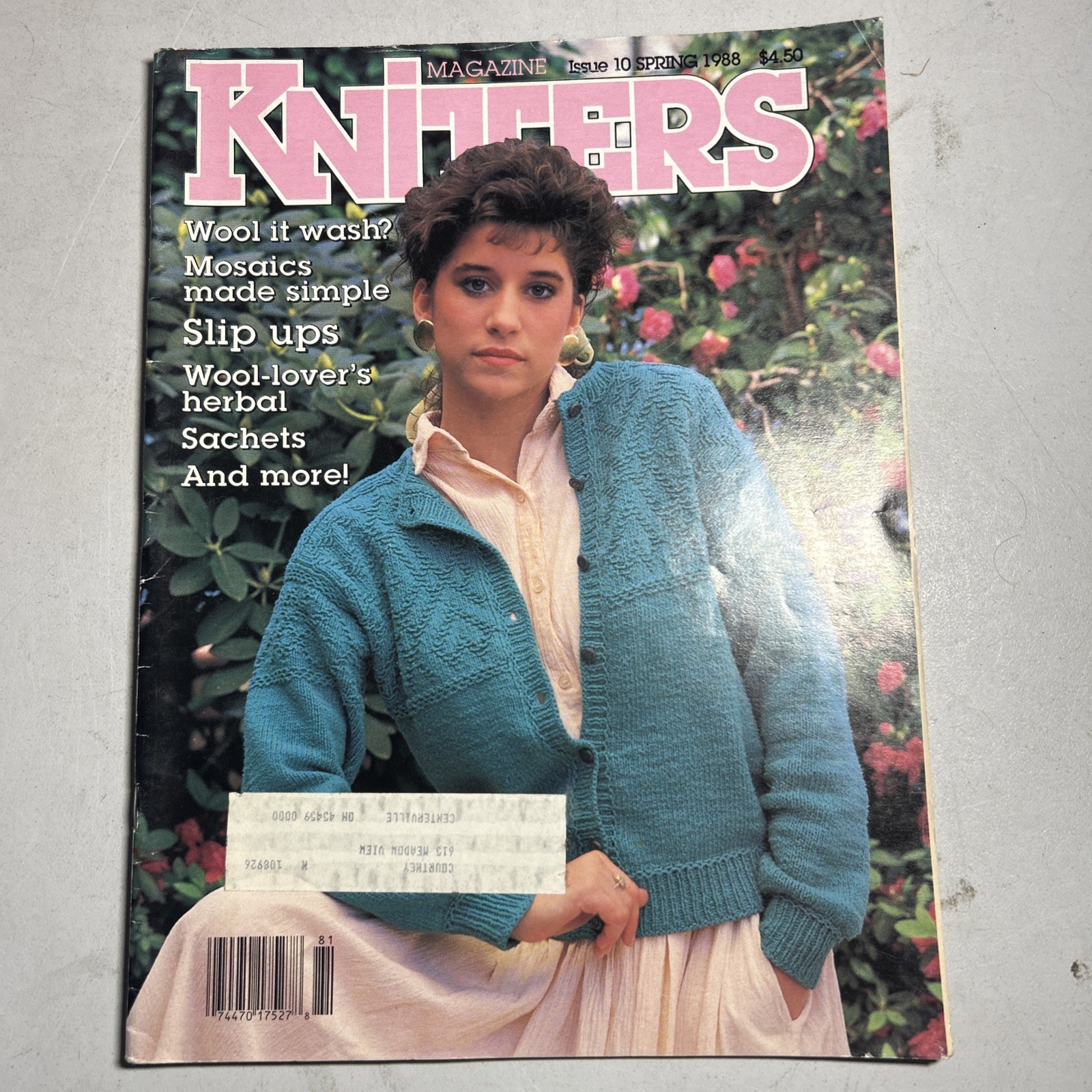 Back Issue of Knitters Magazine - Issue 10 - Spring 1988