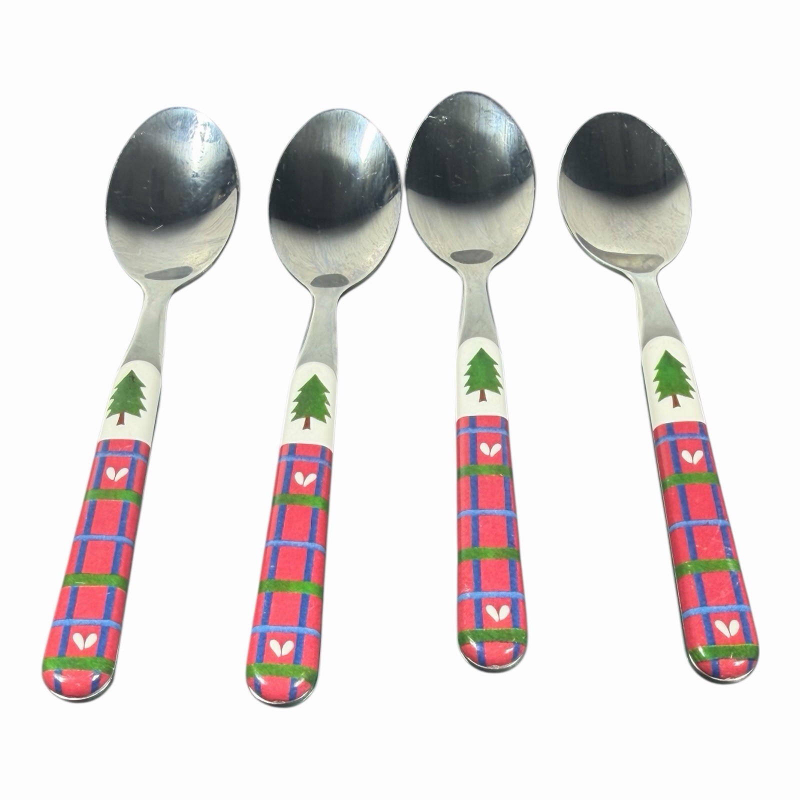 Pfaltzgraff SNOW BEAR Stainless Flatware Service For 4 Fork Knives Spoons 20 Pc
