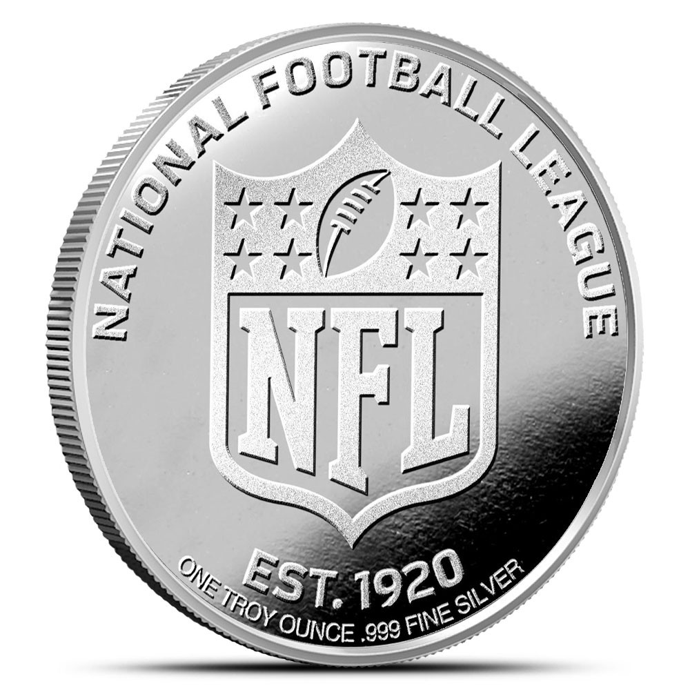 1 oz NFL Seattle Seahawks Silver Round (BU)