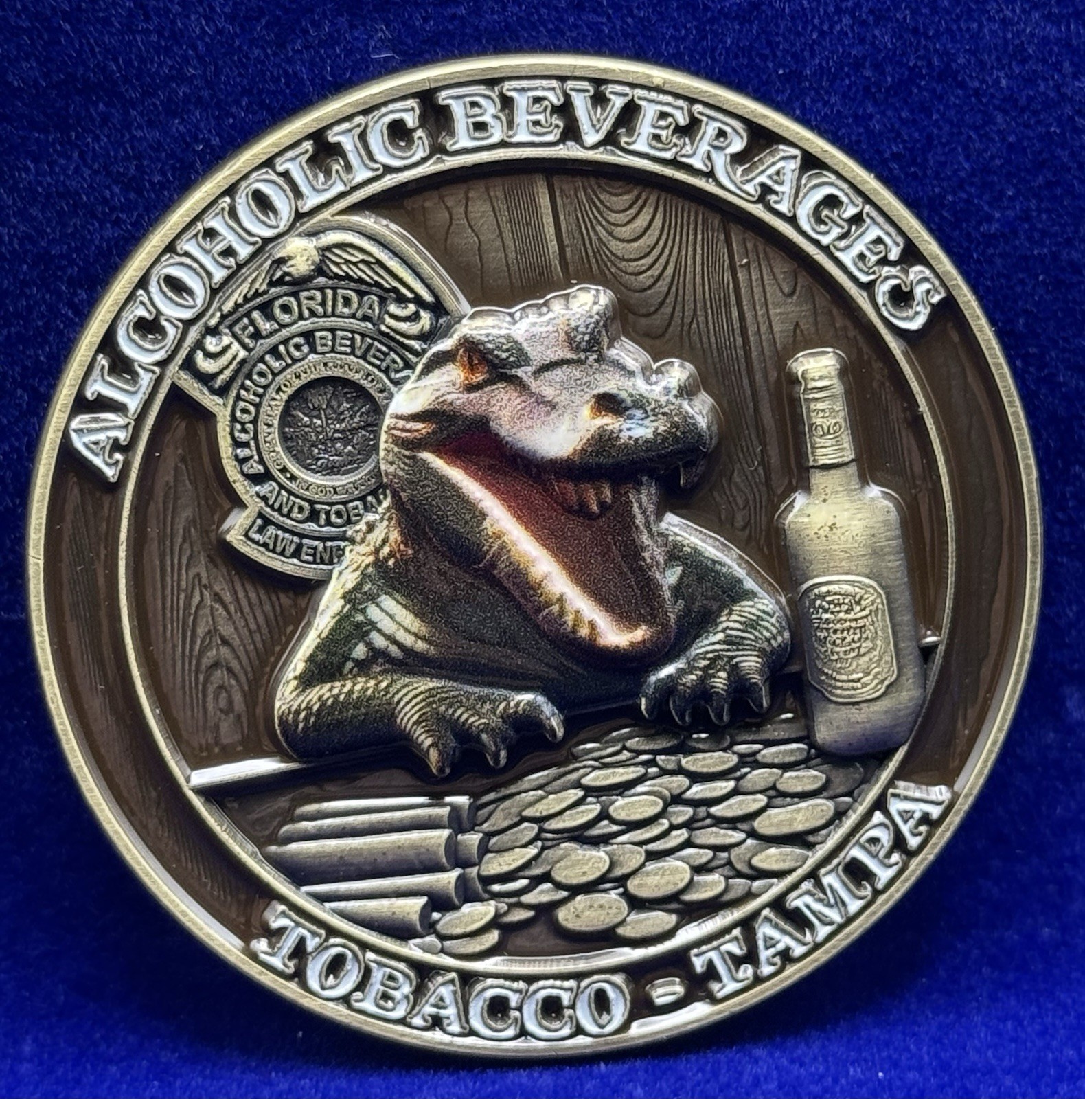 🔥 Sought After Tampa's Ybor City Police (ABT) Tampa Mafia Challenge Coin