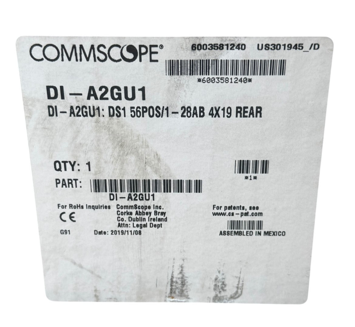 CommScope DI-A2GU1 DS1 56POS Telecom Distribution Panel Rack Unit