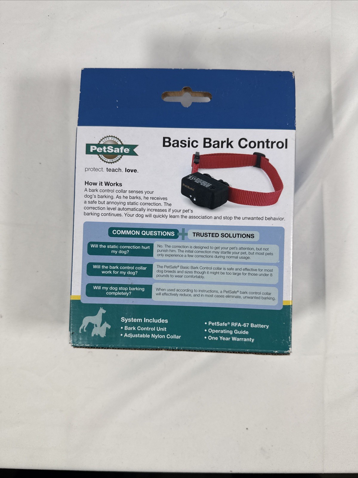 Petsafe PBC-302 Basic Bark Control Pet Training System Static Correction
