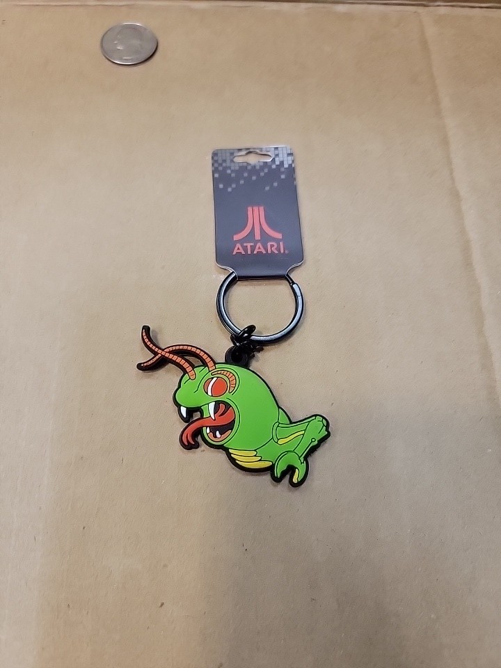 Atari Centipede Keychain NEW With Tags