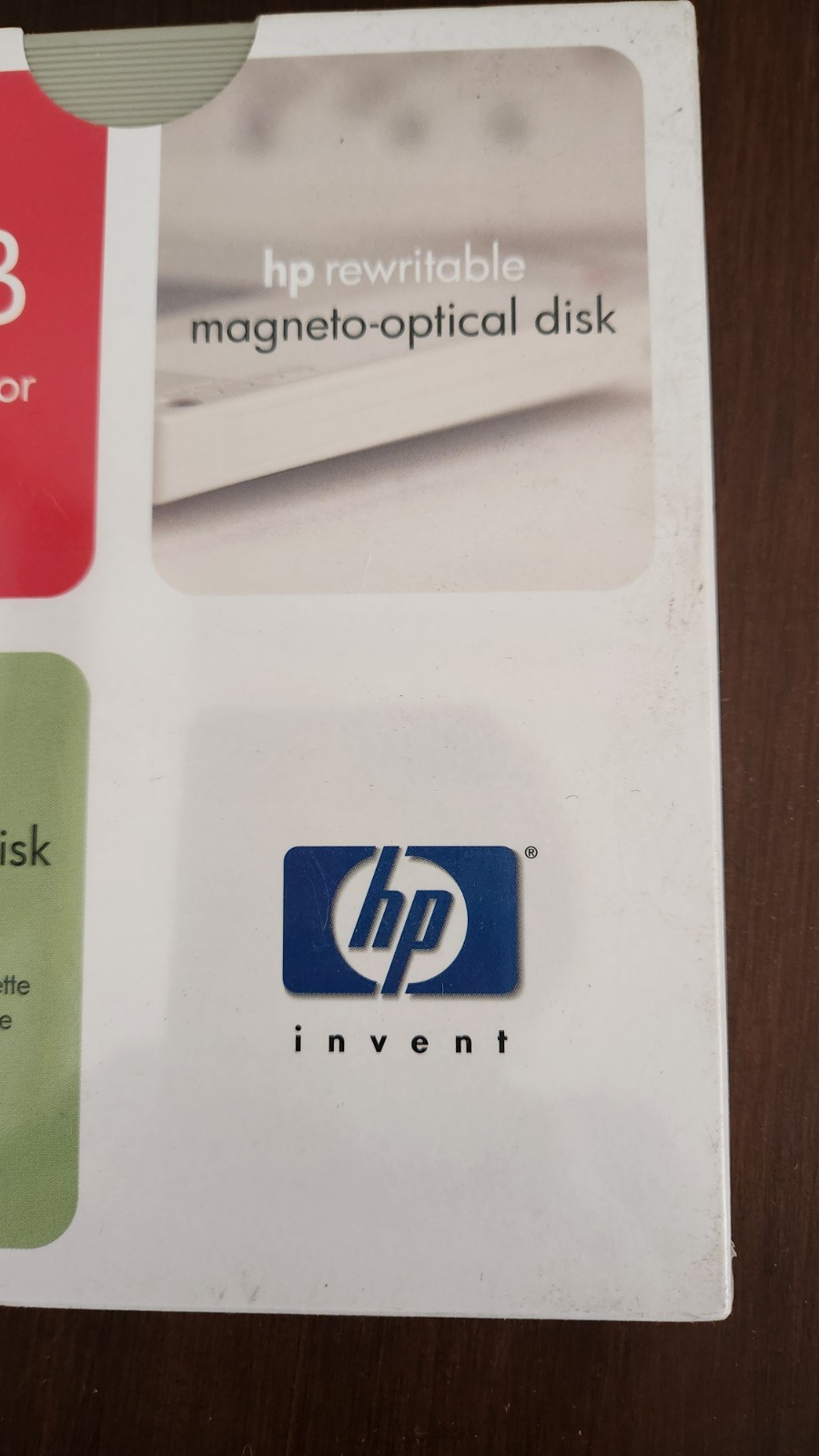 HP Rewritable Magneto Optical Disk 9.1GB C7987A 1024 byte/sector rewritable