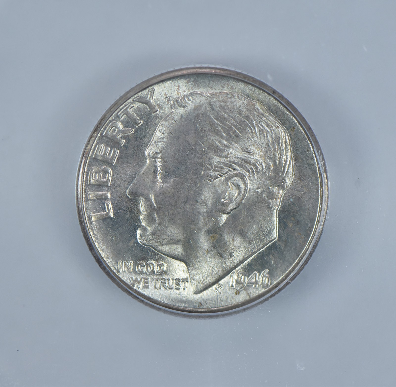 1946-D Roosevelt Dime MS66 FB ICG