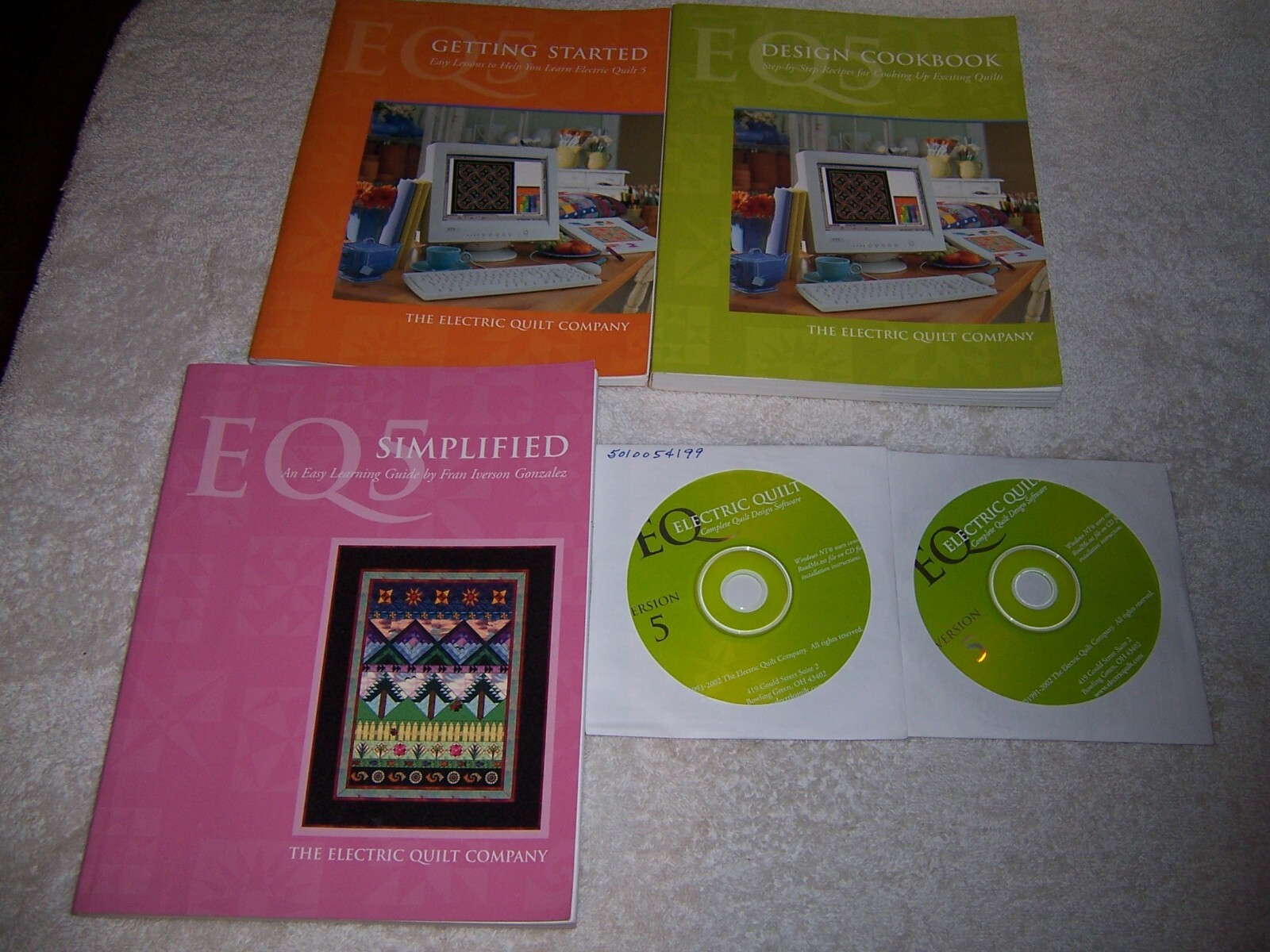 EQ5 Quilt Design Software Version 5 and Books