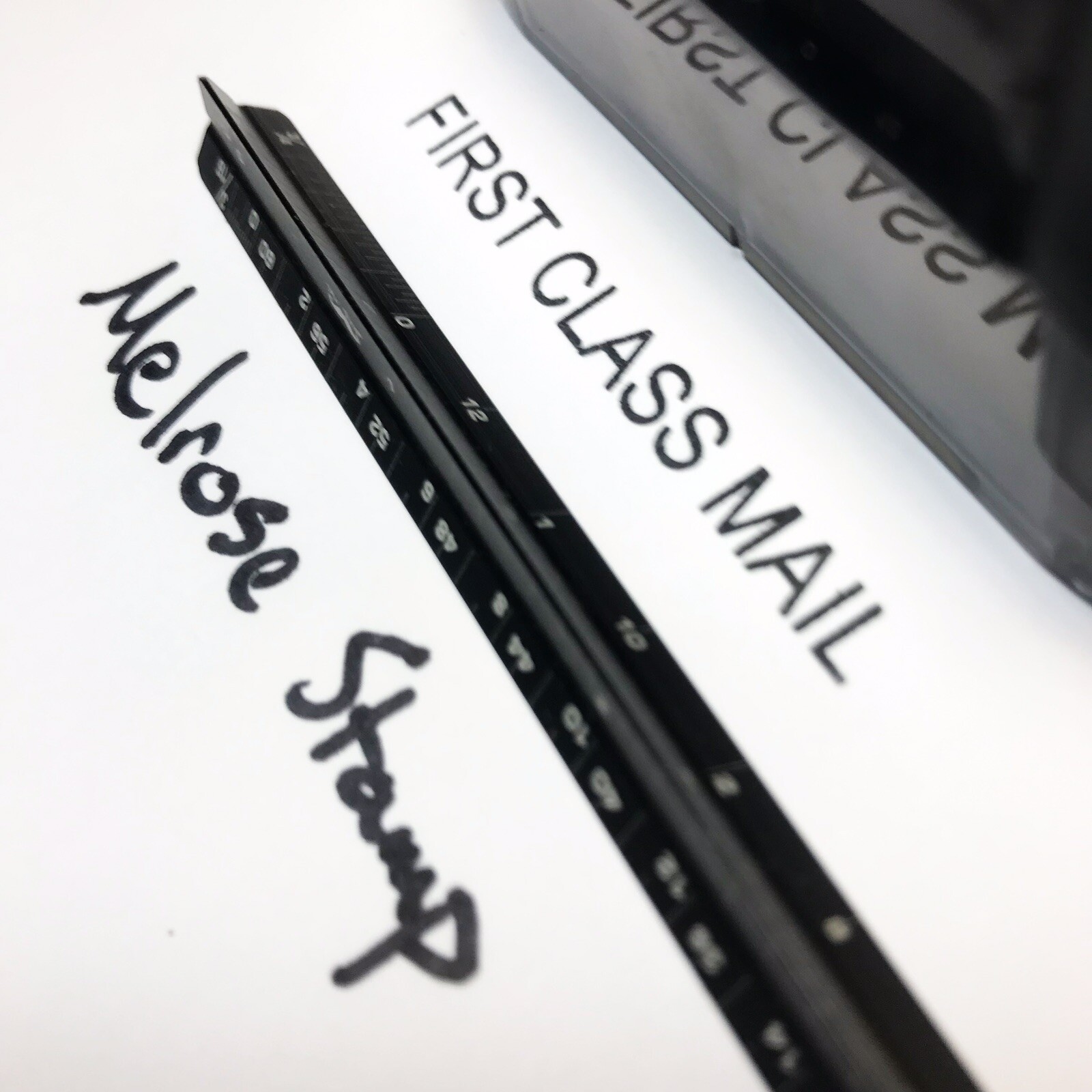 First Class Mail Self Inking Rubber Stamp Black Ink Ideal 4913