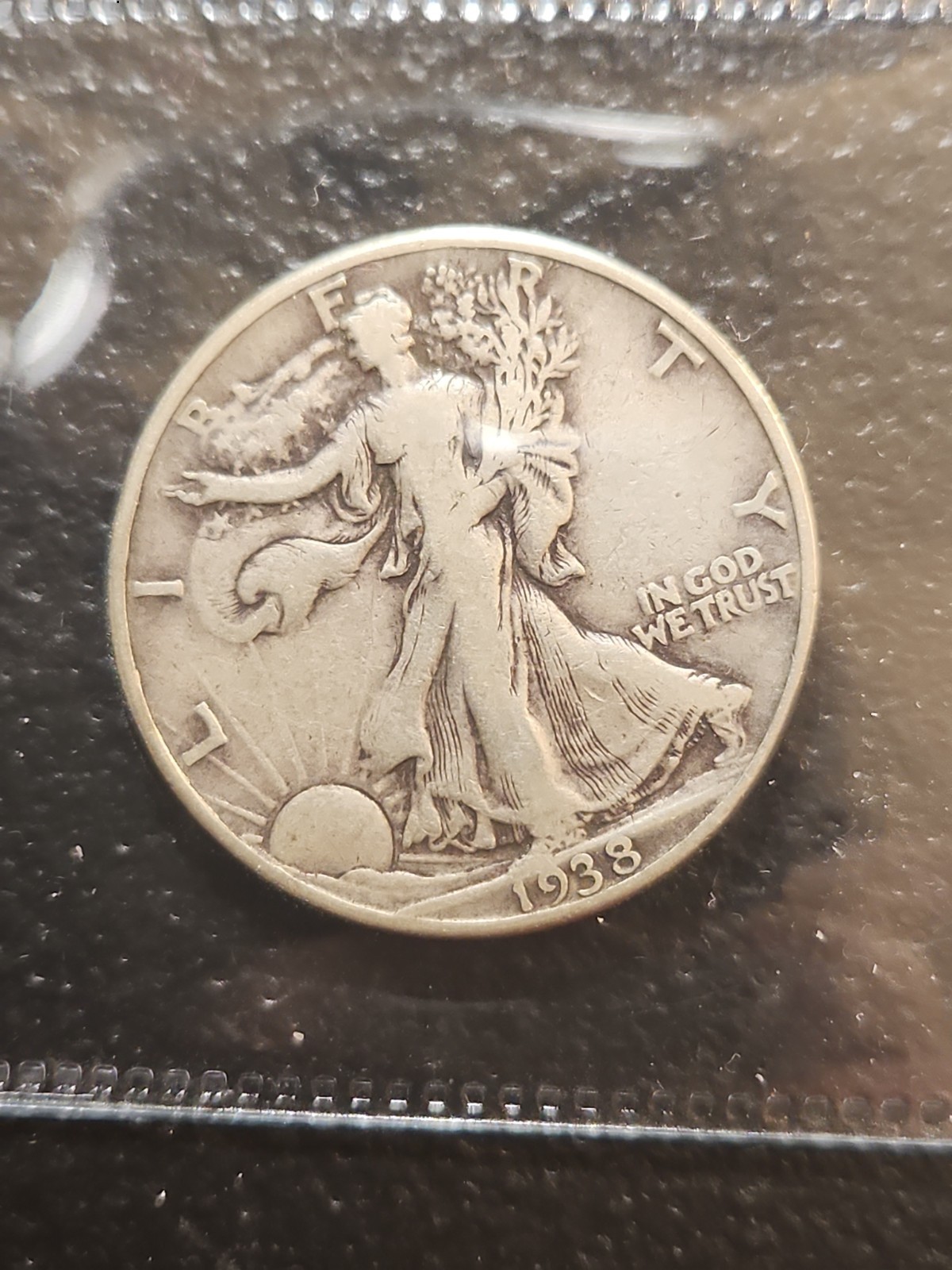 1938-D WALKING LIBERTY 50C #0715