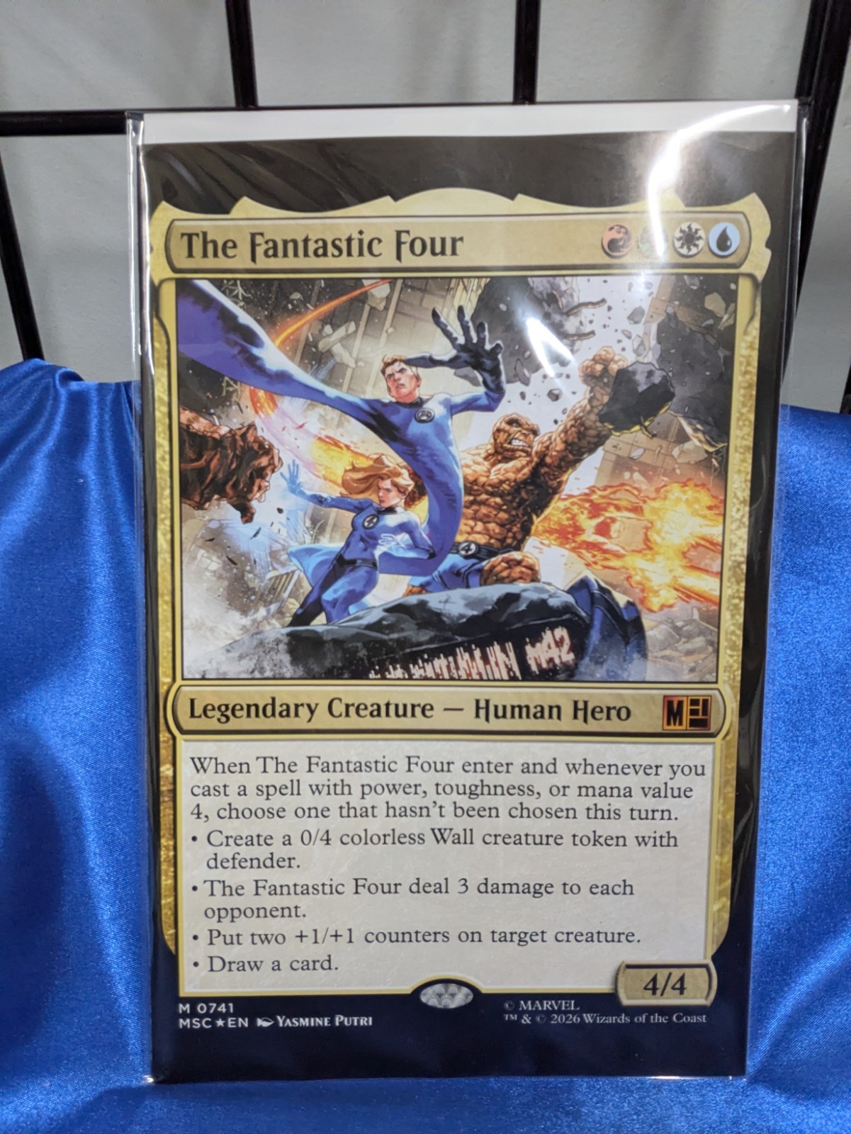 Fantastic Four #12 Yasmine Putri Magic the Gathering Variant. We Combine.