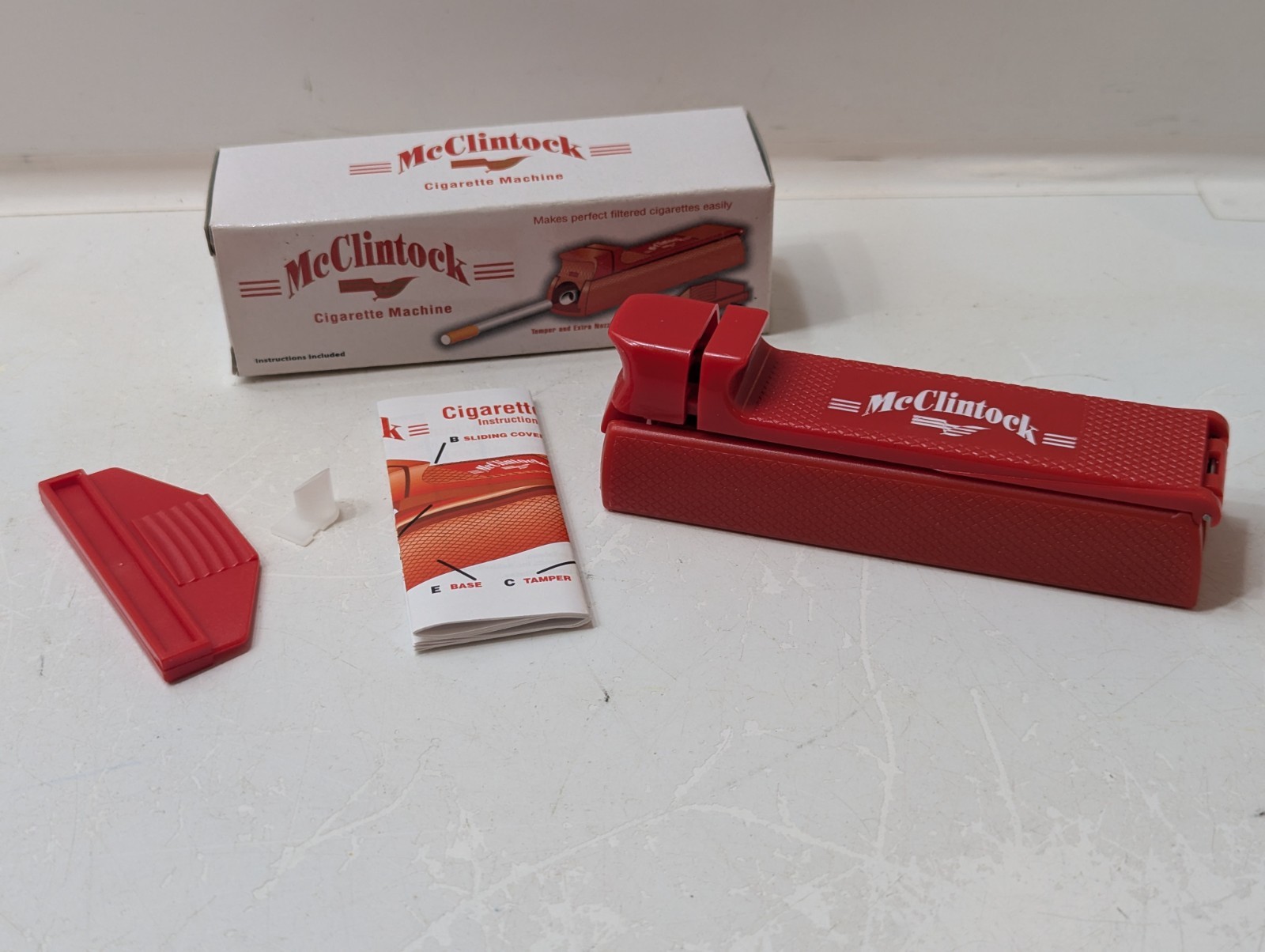 McClintock Cigarette Machine Hand Held Cigarette Maker Tobacco Injector