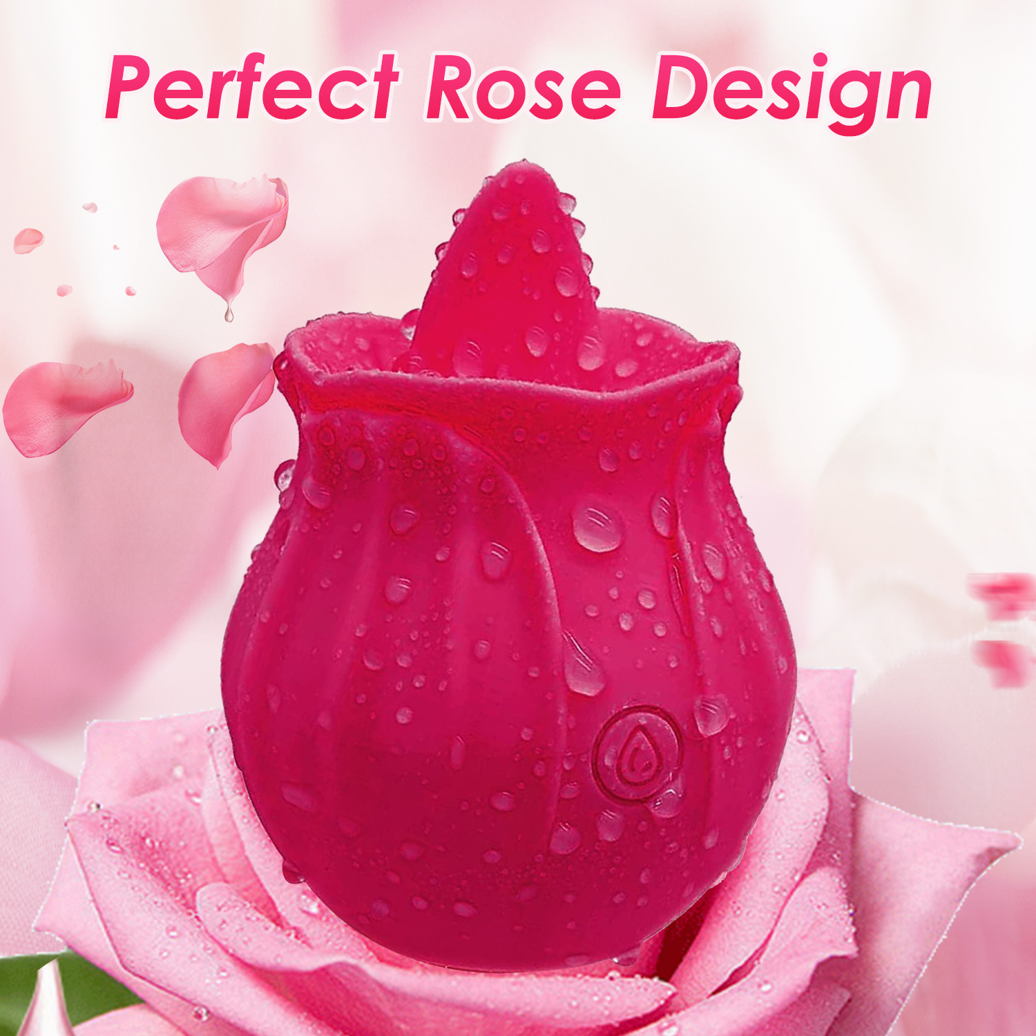 Multispeed-Personal-Massage-Rose-Vibrator-Licking-Massager-for-Women 2024 NEW