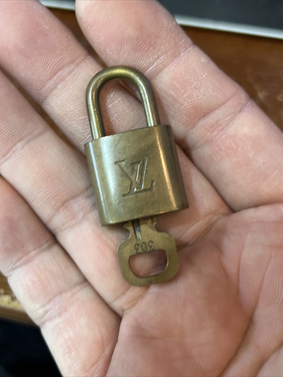 Authentic Louis Vuitton Lock & Key (unpolished)
