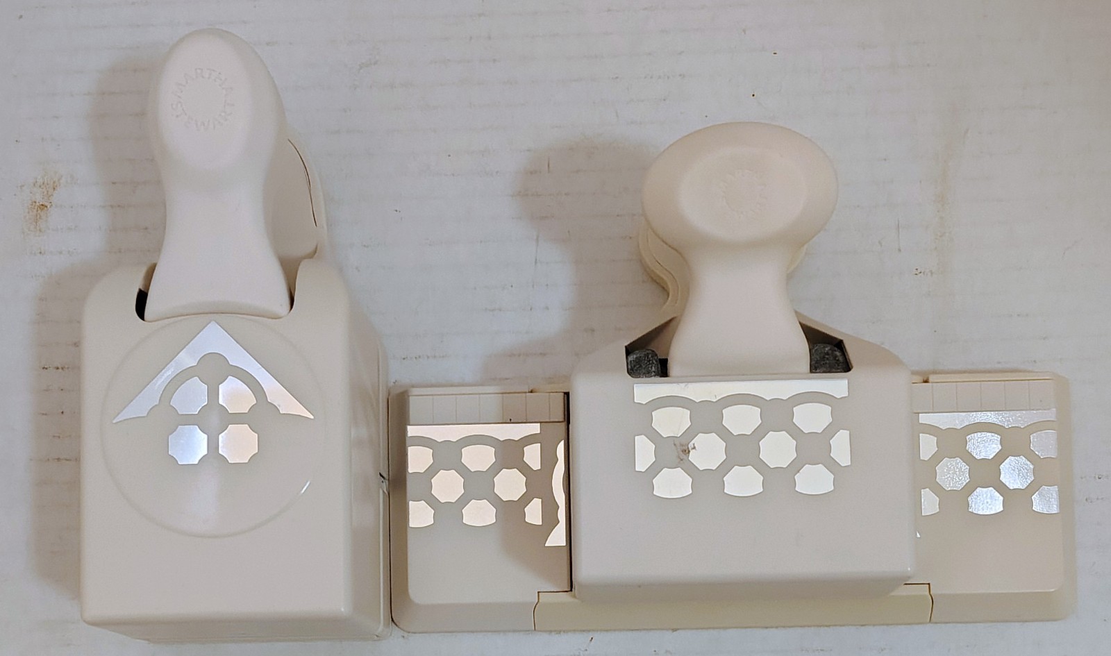 Martha Stewart Crafts TRIPLE CHAIN Punch Around The Page LARGE SET FREE SHIP