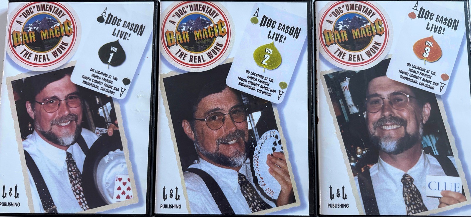 Set Of 3 x DOC EASON - Bar Magic DVDs As Pictured S12
