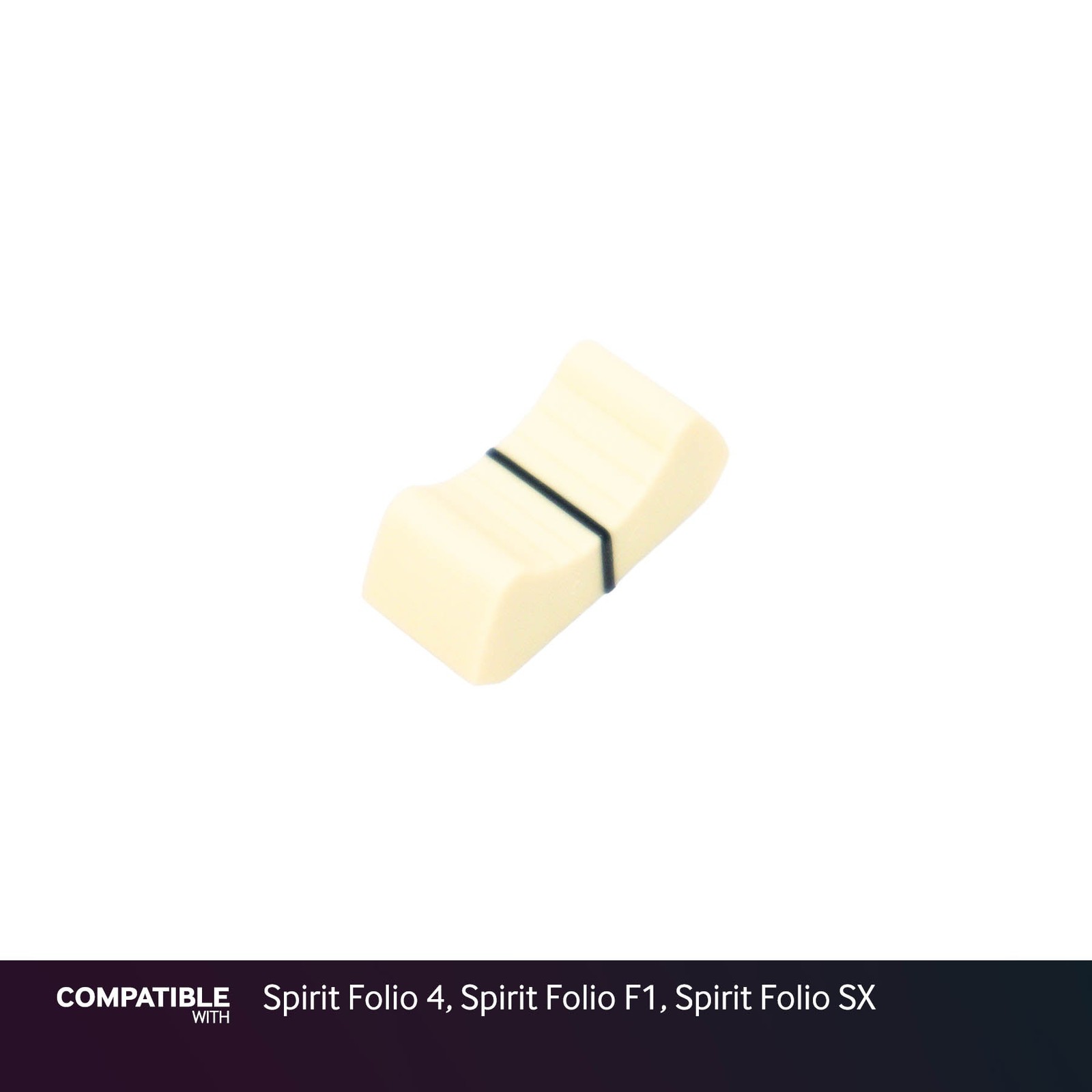 Soundcraft Yellow Fader Cap for Spirit Folio 4, Spirit Folio F1, Spirit Folio SX