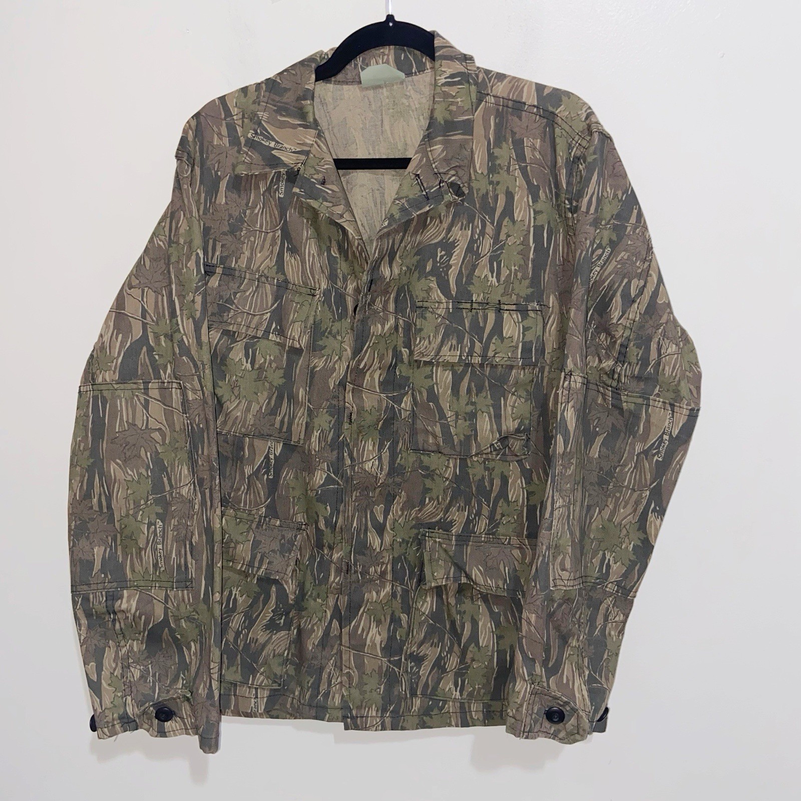 Vintage Rothco Jacket Small Ultra Force BDU Smokey Branch Camo Utility USA Made