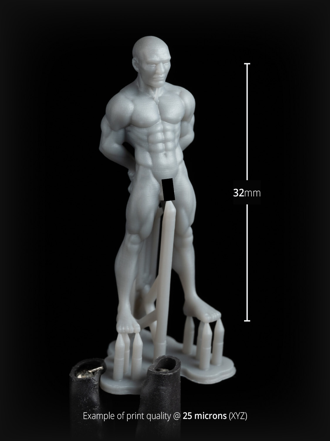 Gene-forged Marine Prisoner without Armour 31 - 28mm Resin Mini by Manufaktura