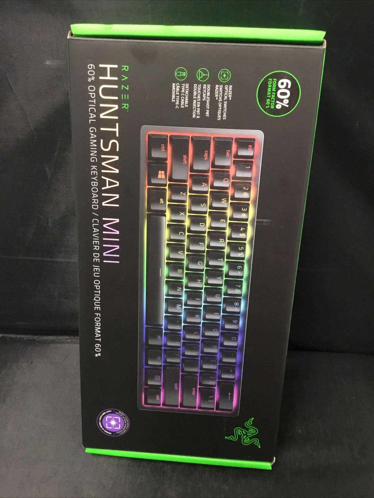 Razer Huntsman Mini (RZ03-03390500-R3U1) Wired Gaming Keyboard - BLACK Brand New