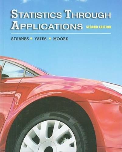Statistics Through Applications - Hardcover By Starnes, Daren S. - GOOD
