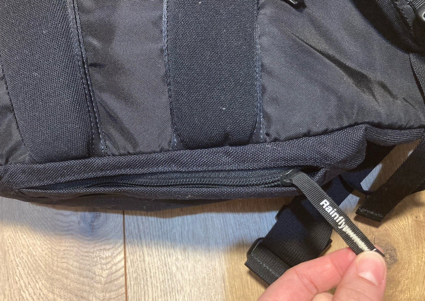 Ems Hydroplane Backpack Hiking & Water Bladder Straw With Rainfly Cover Pockets
