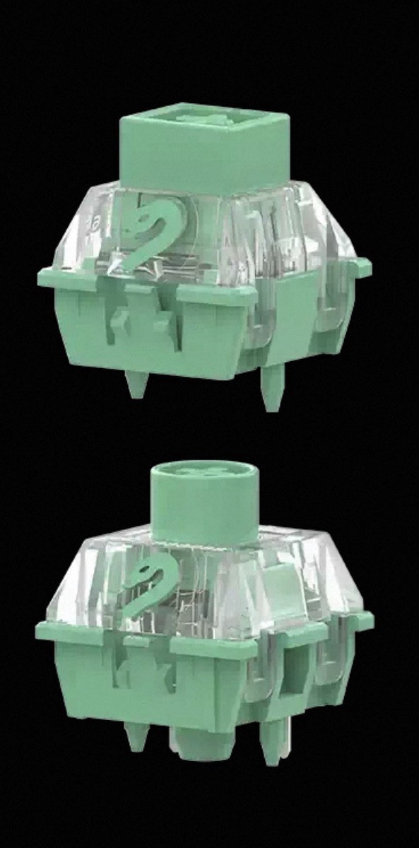 10pcs Magneto Green Snake Hall Effect Switch (万磁王青蛇轴) – HE Keyboard Only