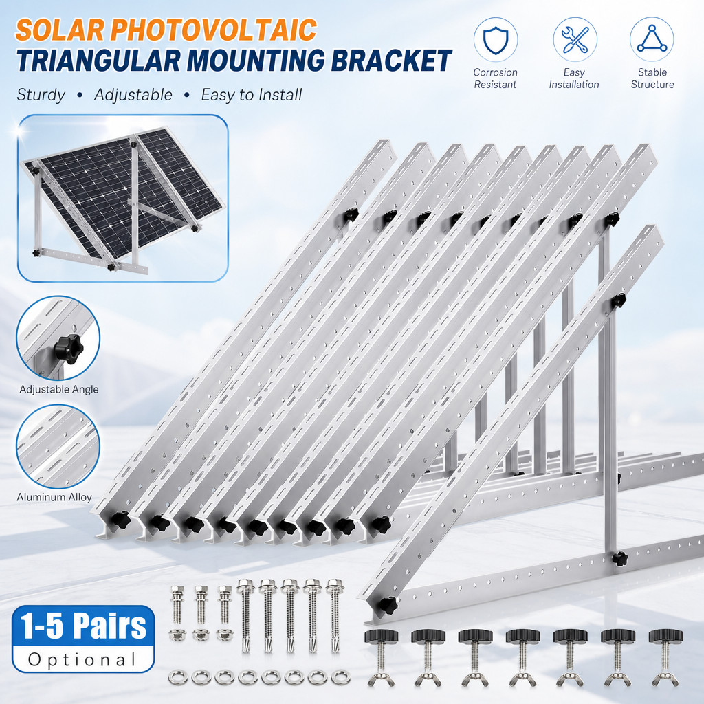 28"Solar Panel Mounting Brackets Adjustable Angle Solar Panel Tilt Mount Bracket